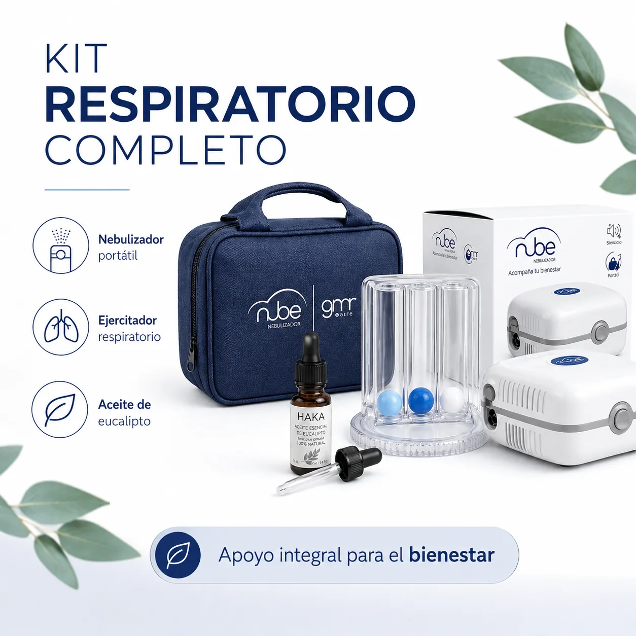 KIT Terapia Respiratorio Completo — Adulto mayor