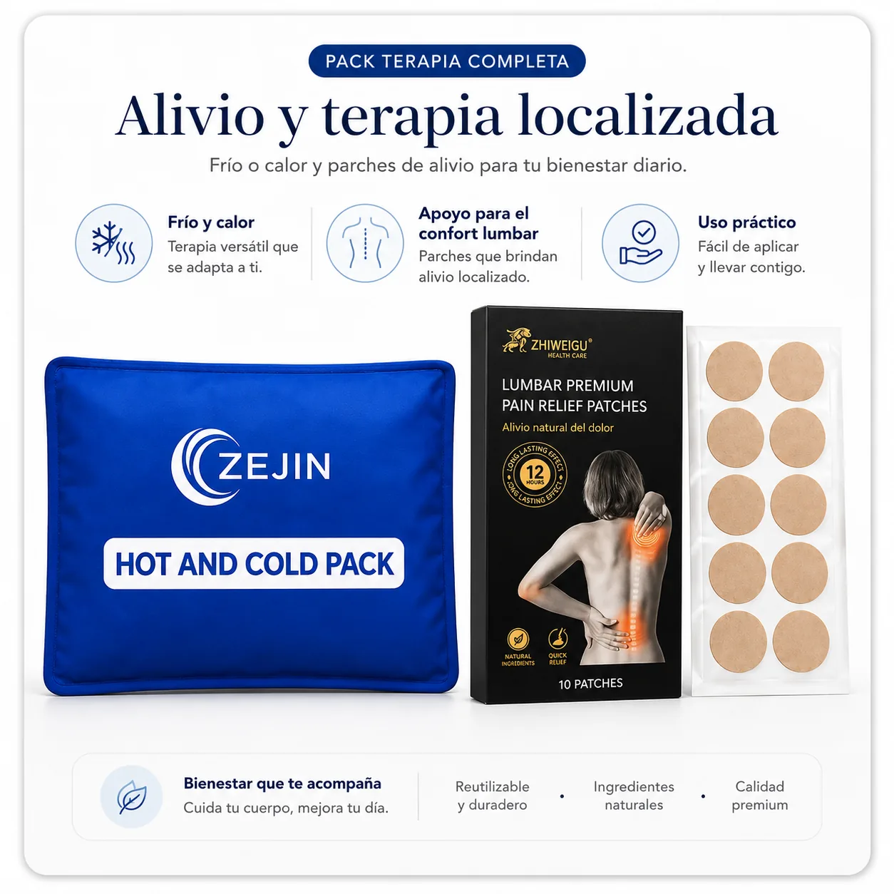 KIT Recuperacion Frio – Calor Economico — Adulto mayor