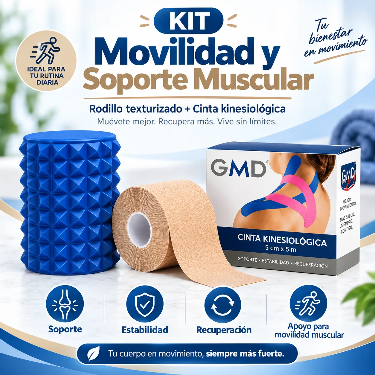 KIT Movilidad y Soporte Muscular — Adulto mayor