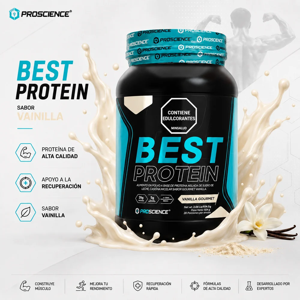 Best Protein Proscience Vainilla 2LB — Nutricionales