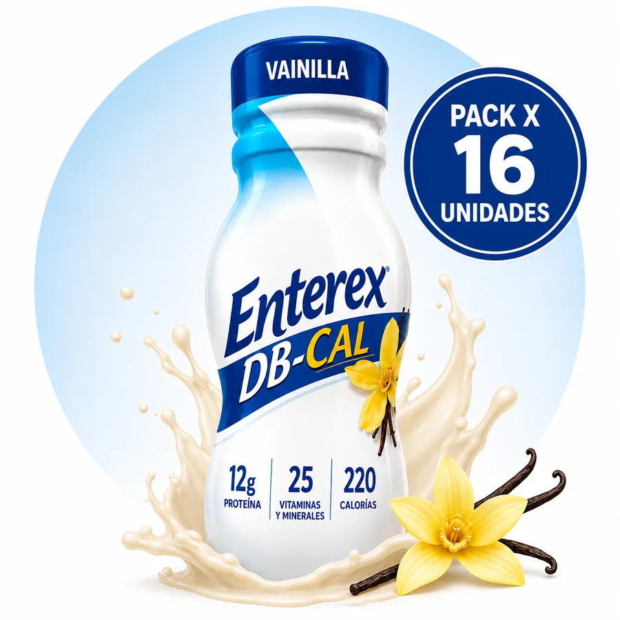 ENTEREX DB-CAL® FRASCO X 237 ml OFERTA CAJA X 16 FRASCOS — Farmi Ahorro
