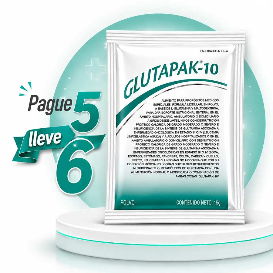 GLUTAPAK POLVO SOBRE X 15 g PAGUE 5 LLEVE 6 — Farmi Ahorro
