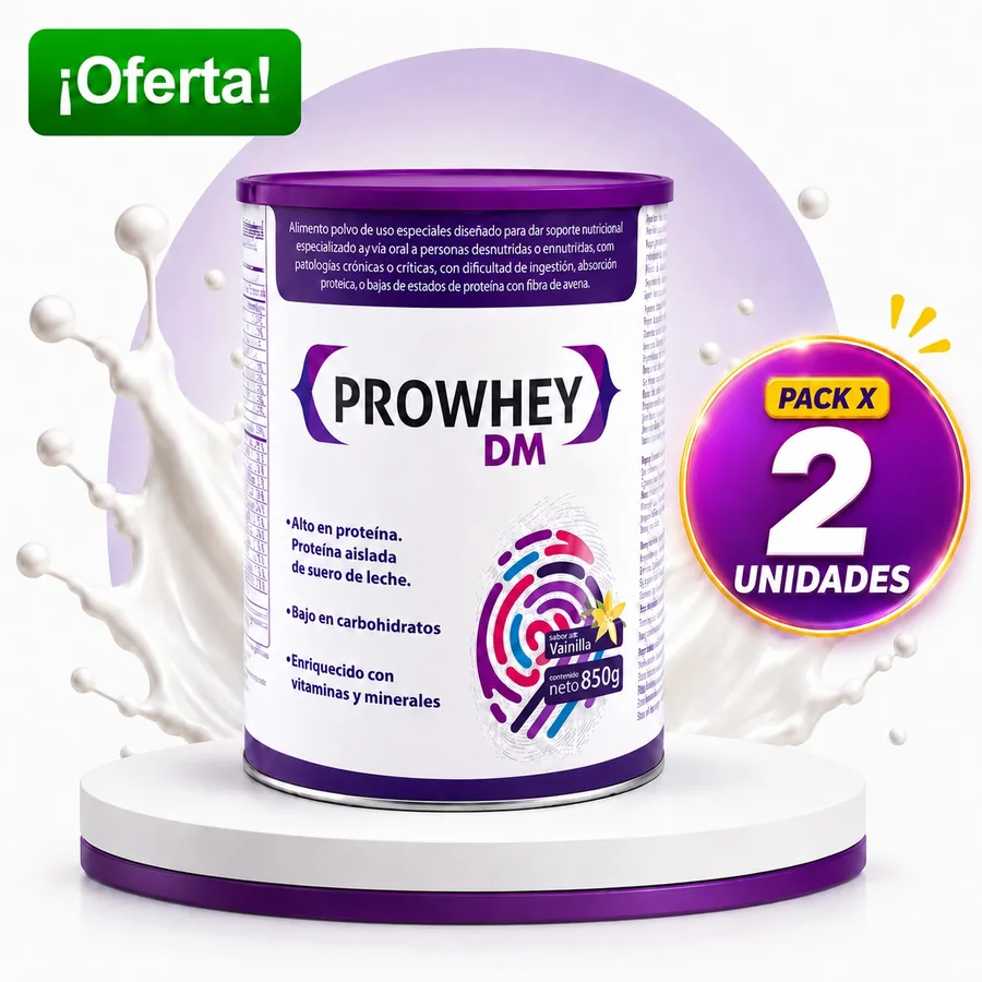 Prowhey Dm Lata 850 Gramos Oferta x 2 Unidades — Farmi Ahorro