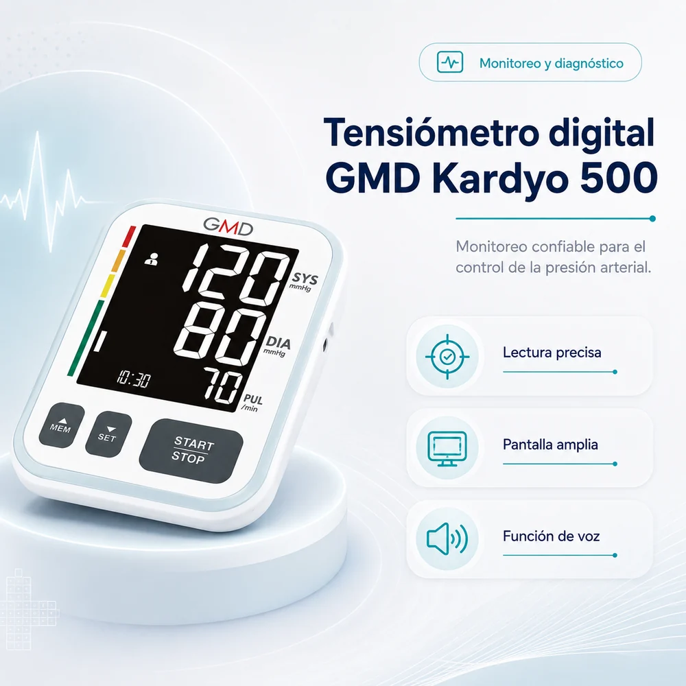 Tensiometro Digital Gmd Kardyo 500 Altavoz — Equipos médicos