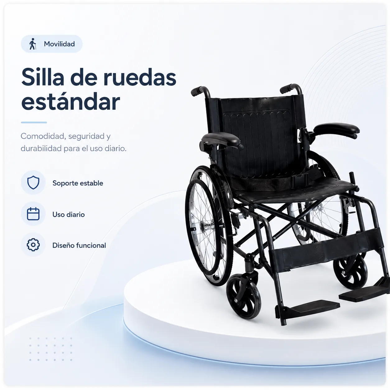 Silla de Ruedas Estándar S23-A — Movilidad