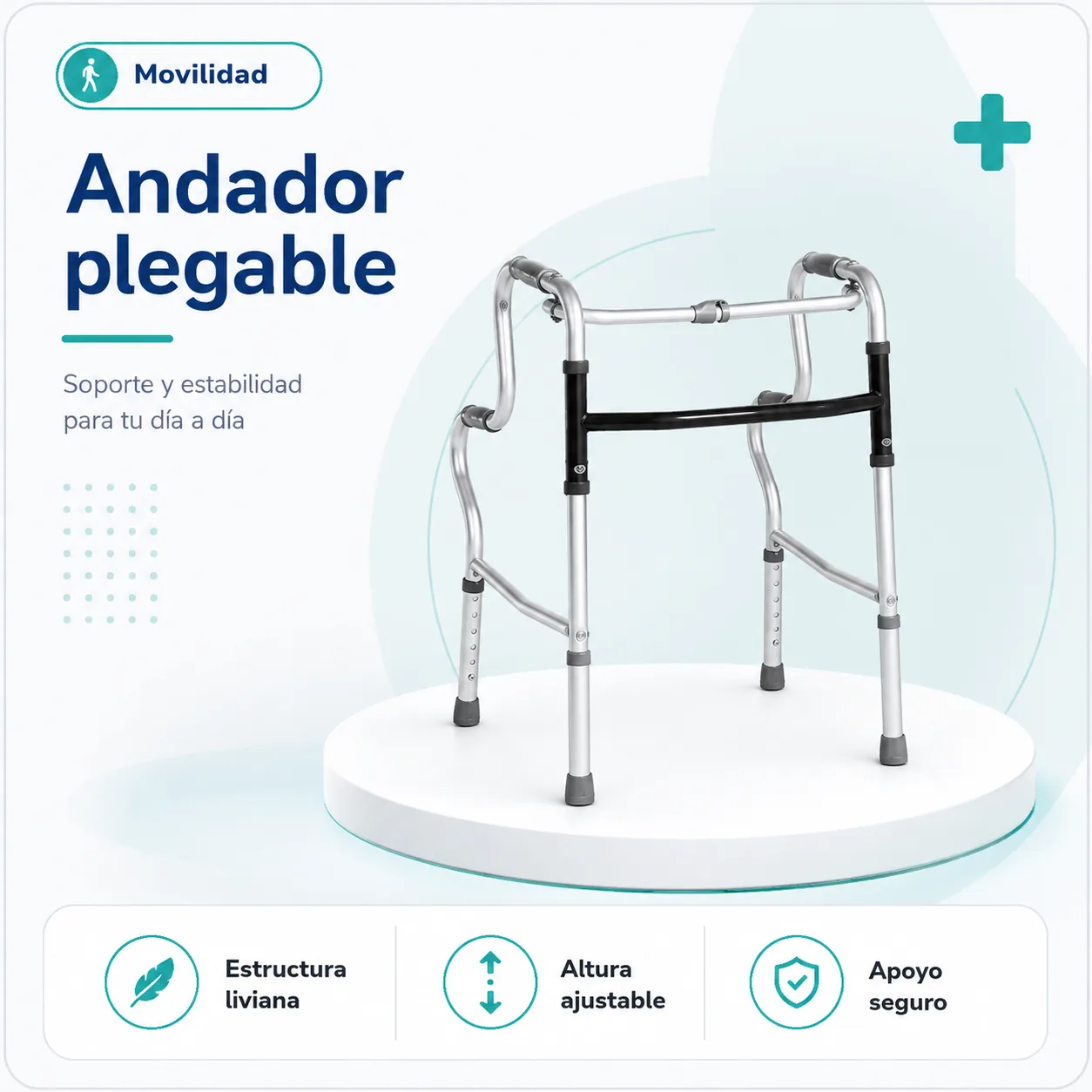 Caminador Stand Up Doble Función KP1-816L — Movilidad