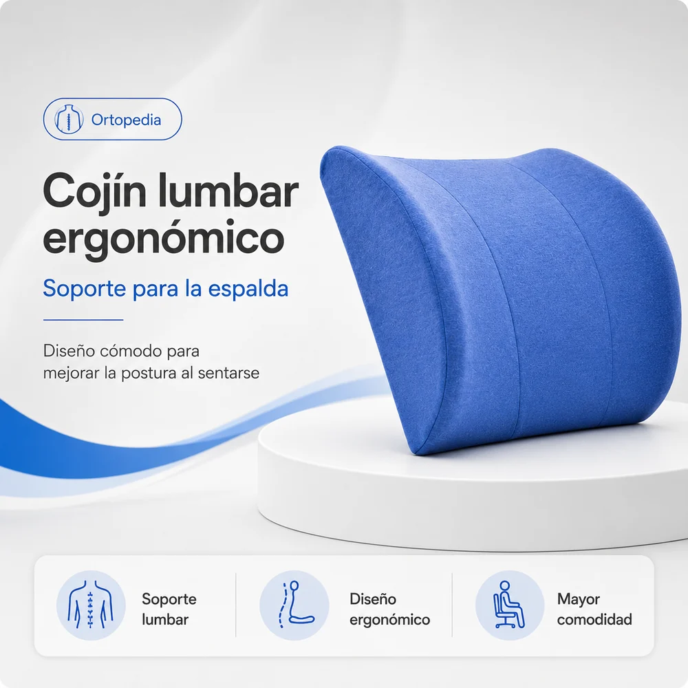 Cojin Ergonomico de Espalda — Adulto mayor