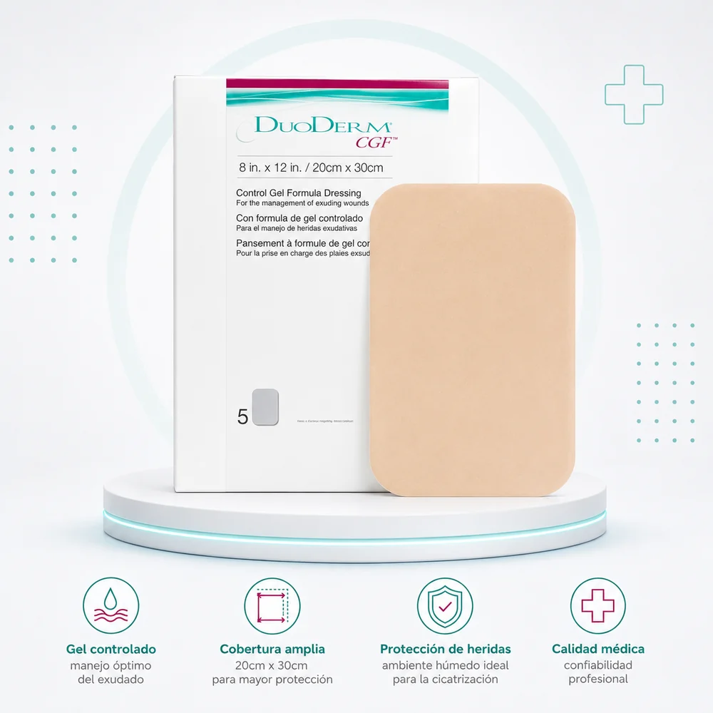 APOSITO DUODERM CGF 20cm X 30cm UNIDAD — Ostomía y cuidado de heridas