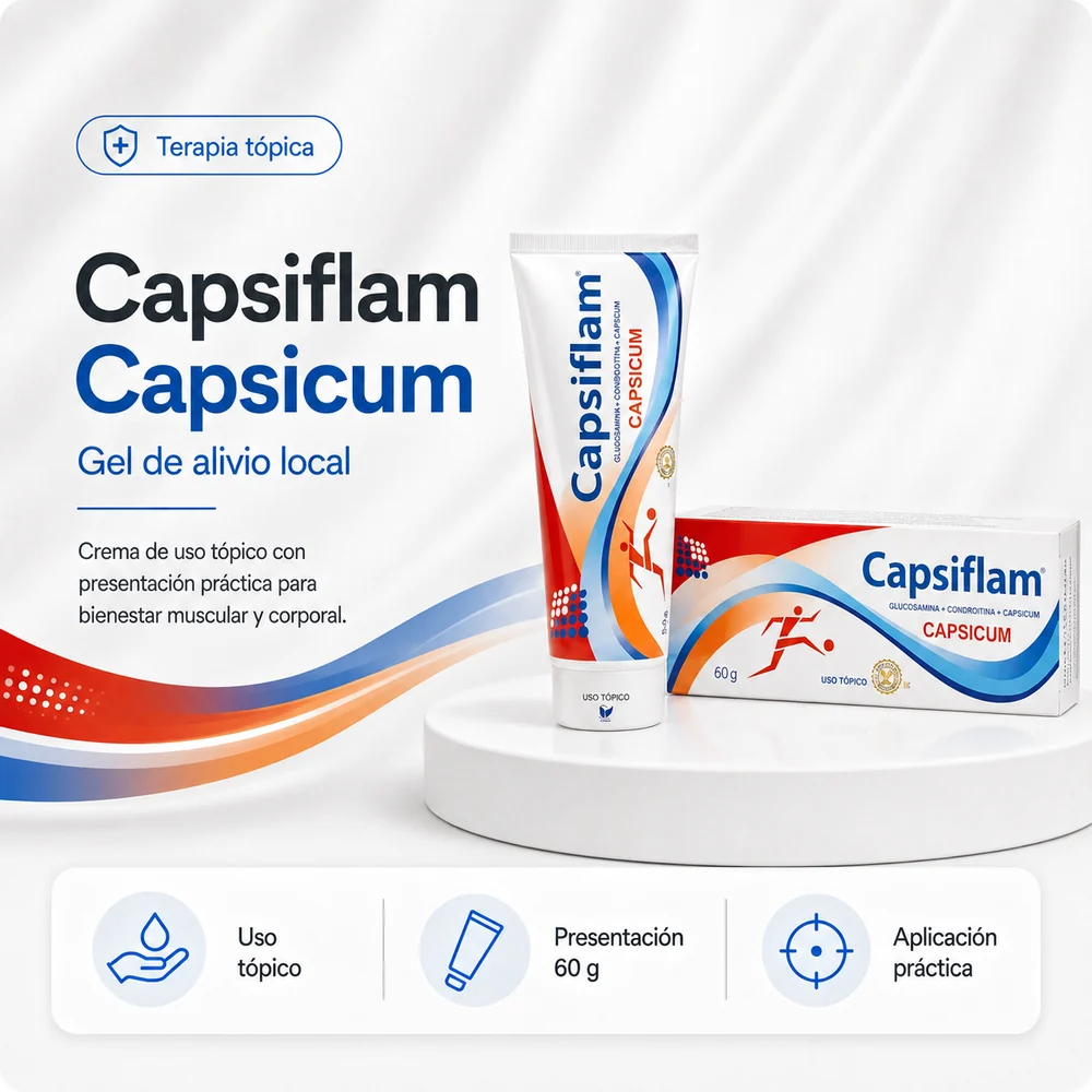 CAPSIFLAM CAPSICUM TUBO X 60 g — Movilidad