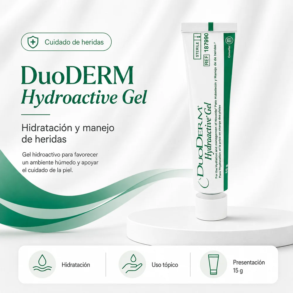 DUODERM GEL TUBO X 15g UNIDAD — Ostomía y cuidado de heridas