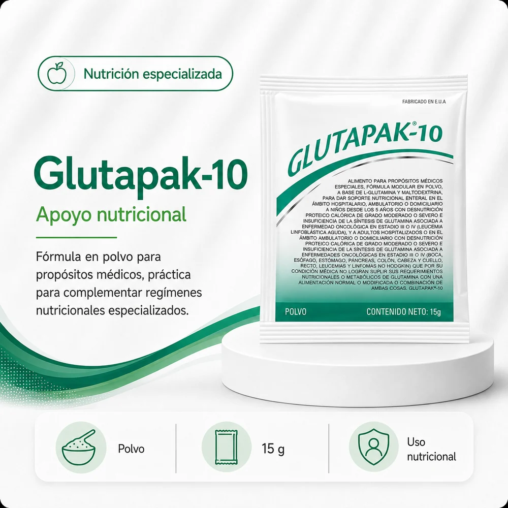 GLUTAPAK POLVO SOBRE X 15 g — Nutricionales