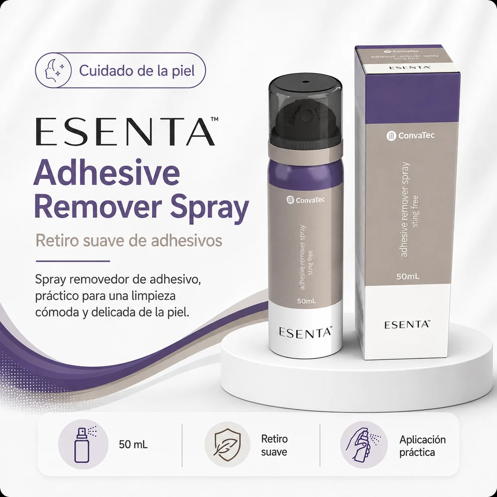 Esenta Removedor Adhesivo Spray Frasco x 50ML Unidad — Ostomía y cuidado de heridas