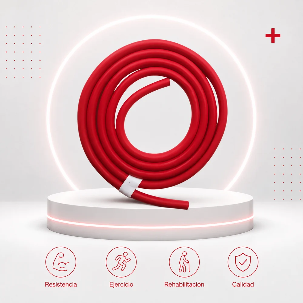 Tubing Rojo x 1.5 Mt. Fisioterapia — Movilidad