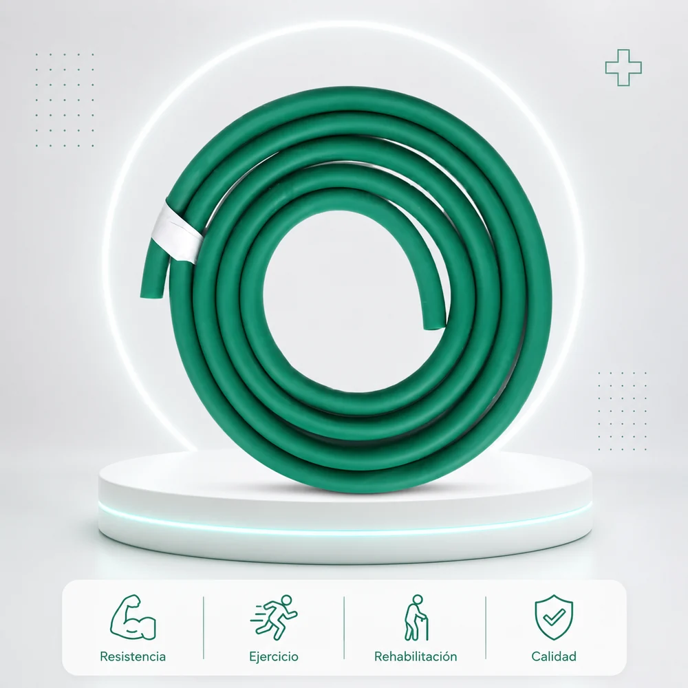 Tubing Verde x 1.5 Mt. Fisioterapia — Movilidad