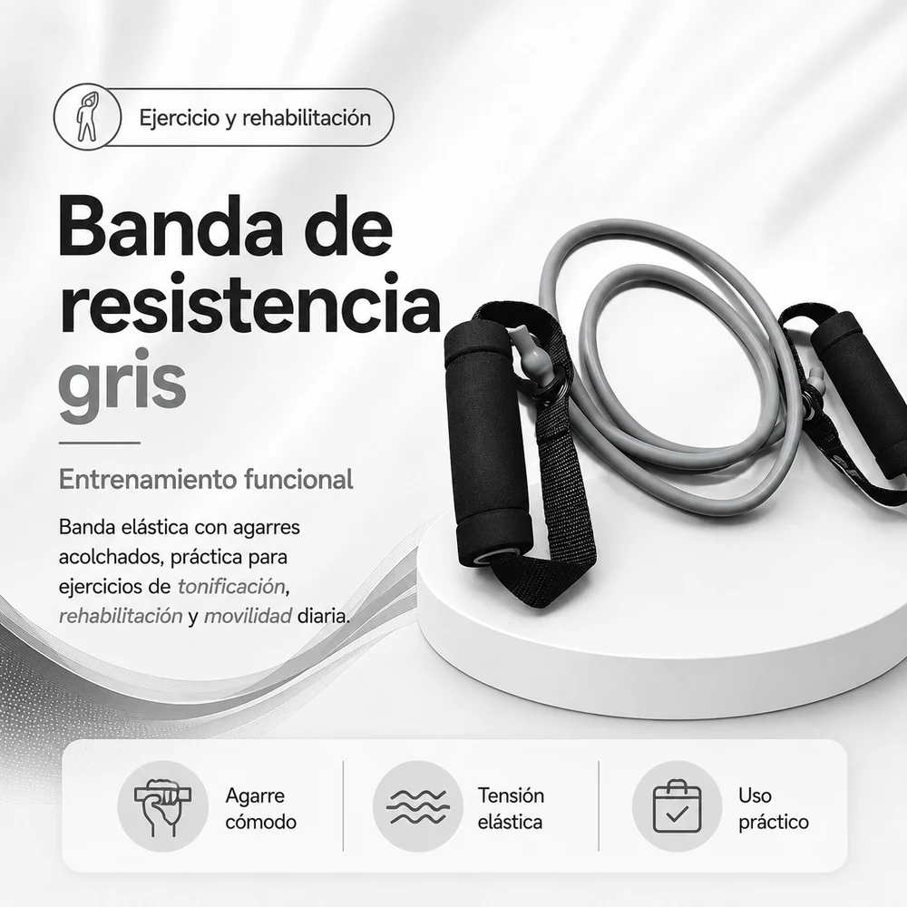 Ejercitador de Tubing 128 CM Gris — Movilidad