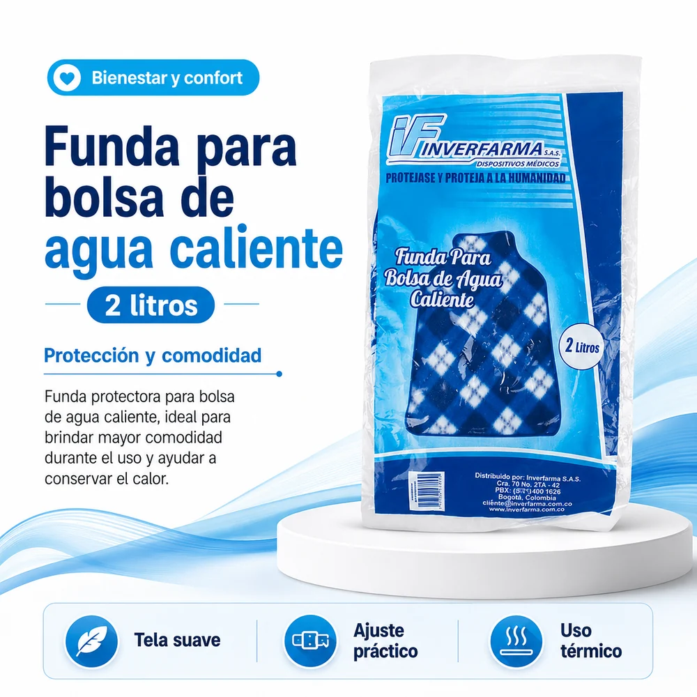 Funda para Bolsa Agua Caliente 2 Litros — Insumos médicos