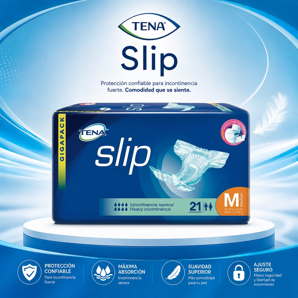 Pañal Tena Slip Ultra Talla M x 21 UND — Adulto mayor