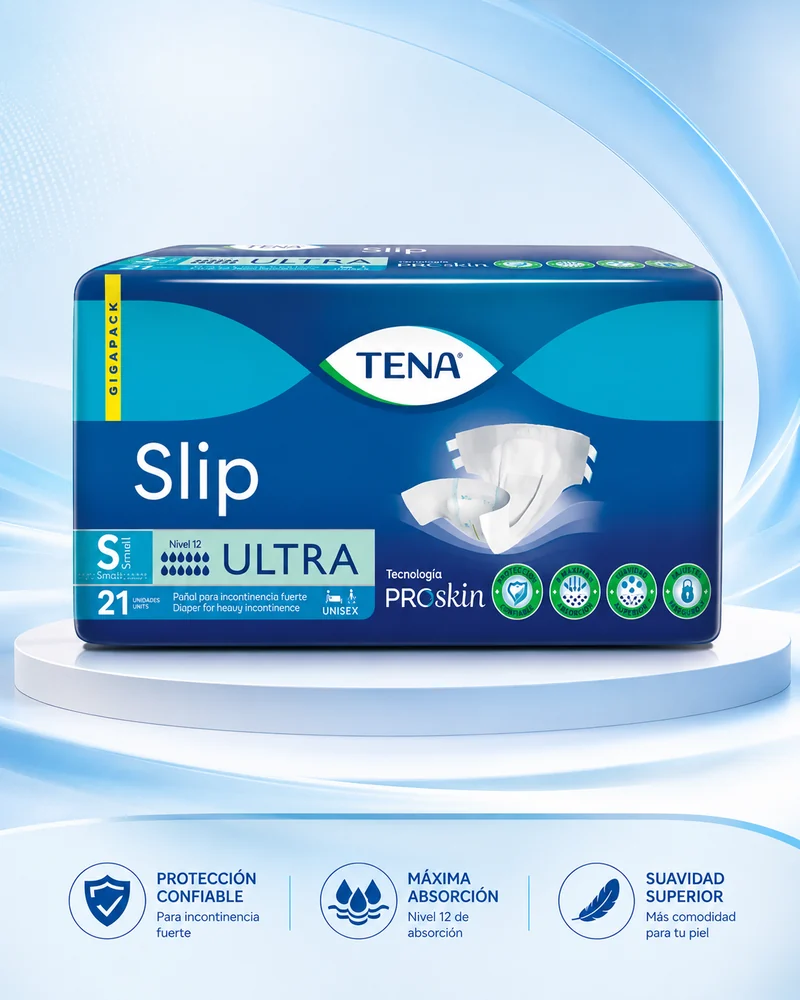 Pañal Tena Slip Ultra Talla S x 21 UND — Adulto mayor