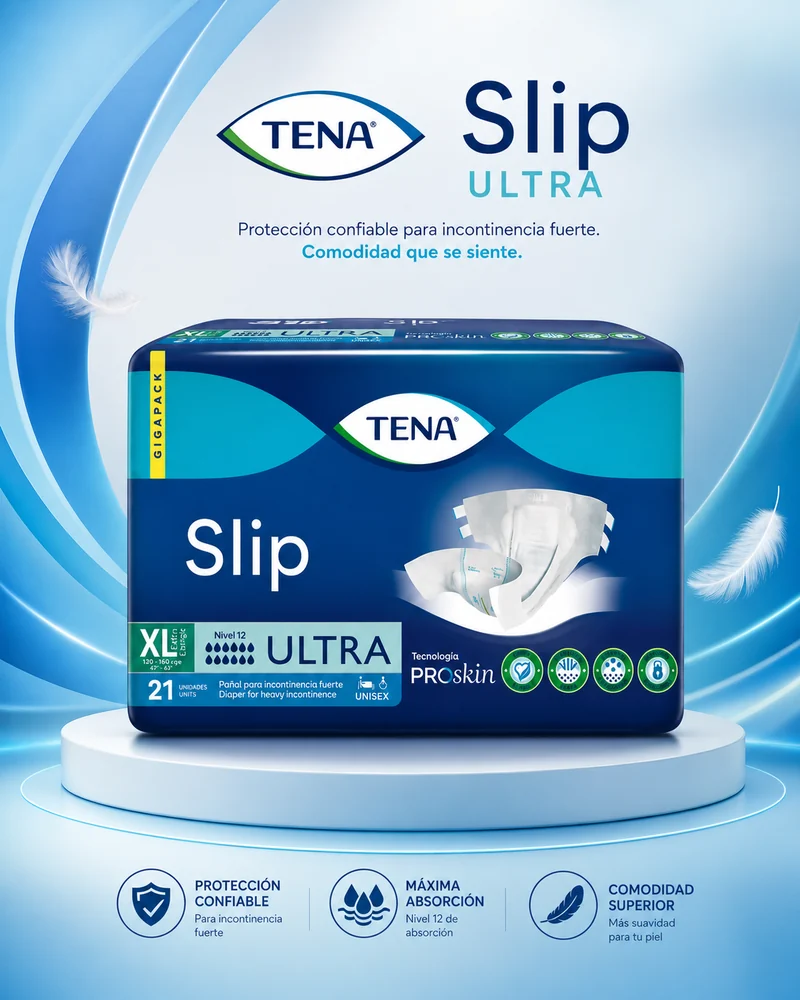Pañal Tena Slip Ultra Talla XL x 21 UND — Adulto mayor