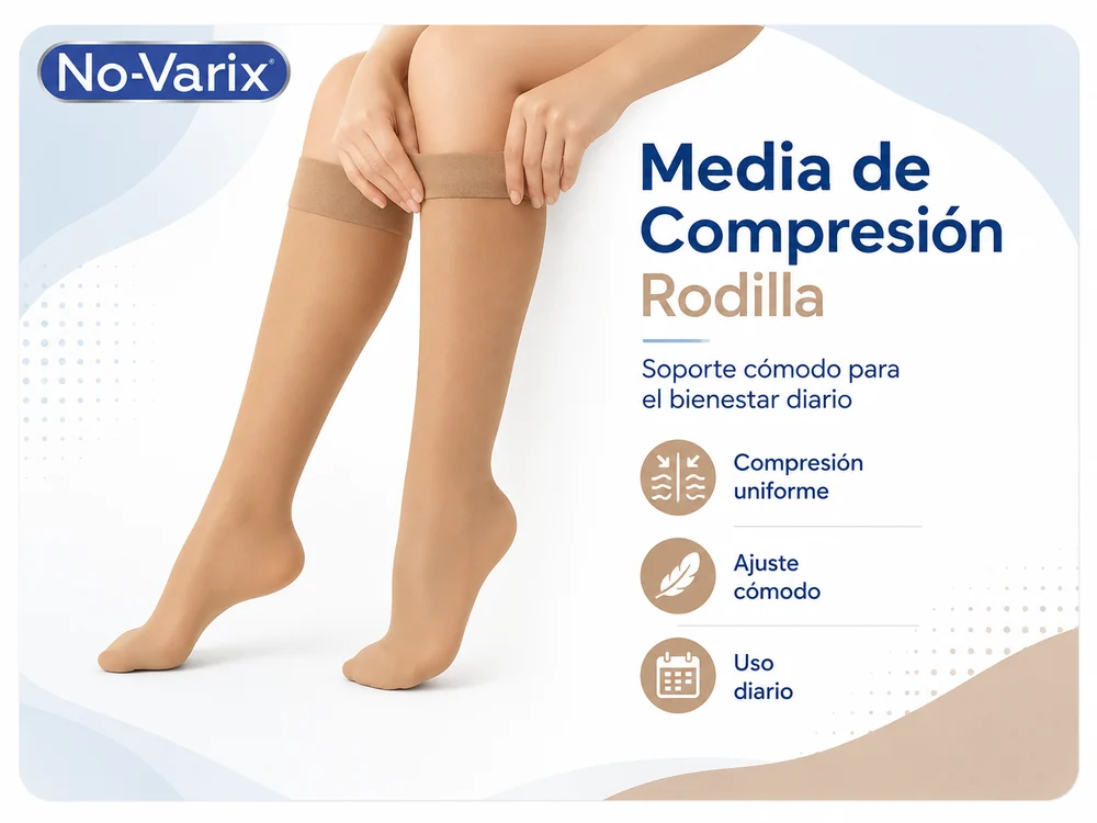 Media No-varix Rodilla 8-15 Mmhg Dama — Adulto mayor