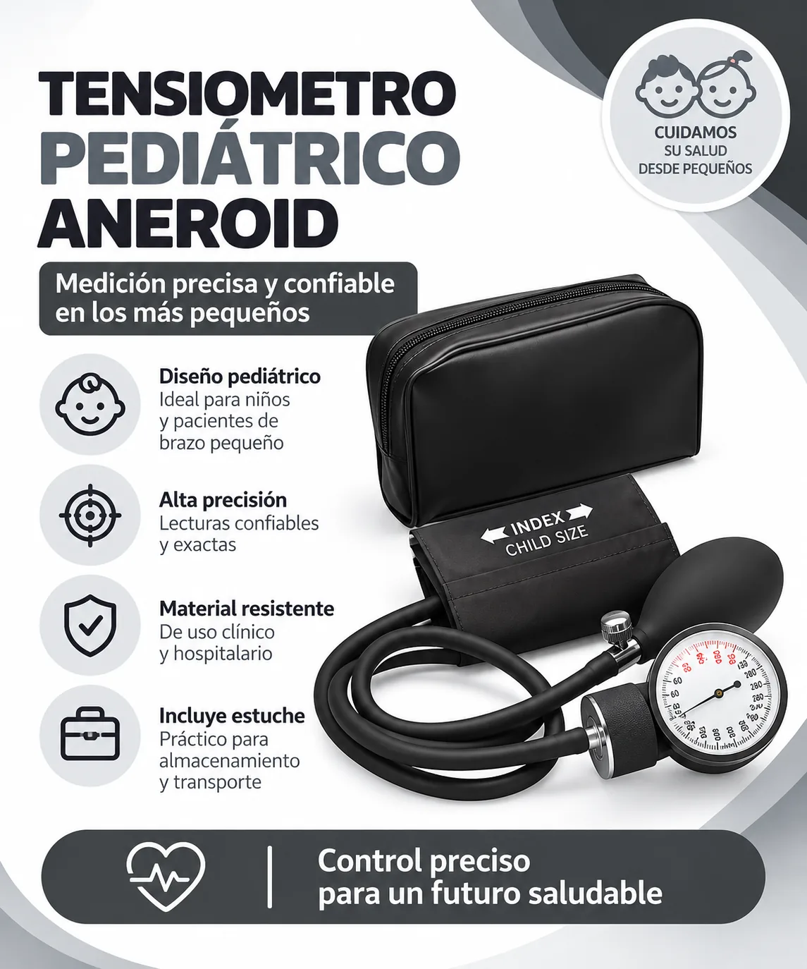 Tensiometro Pediatrico Aneroid — Equipos médicos