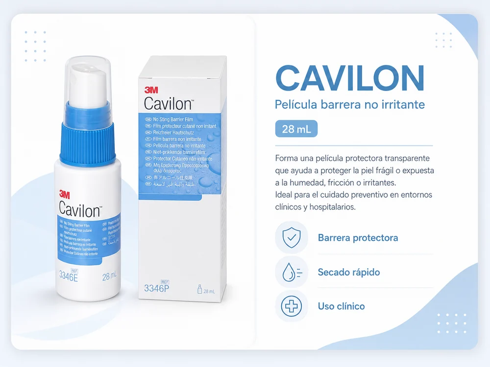 CAVILON PELICULA PROTECTORA 28 ml SPRAY BOTELLA UNIDAD — Ostomía y cuidado de heridas
