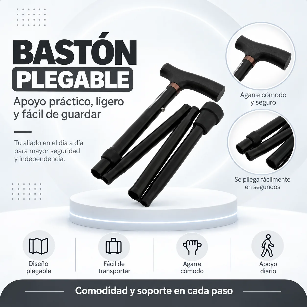 Bastón Plegable — Movilidad