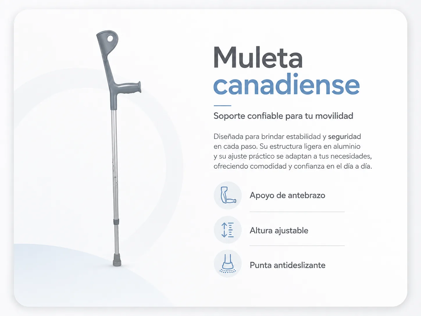 Bastón Canadiense REF FS937 — Movilidad