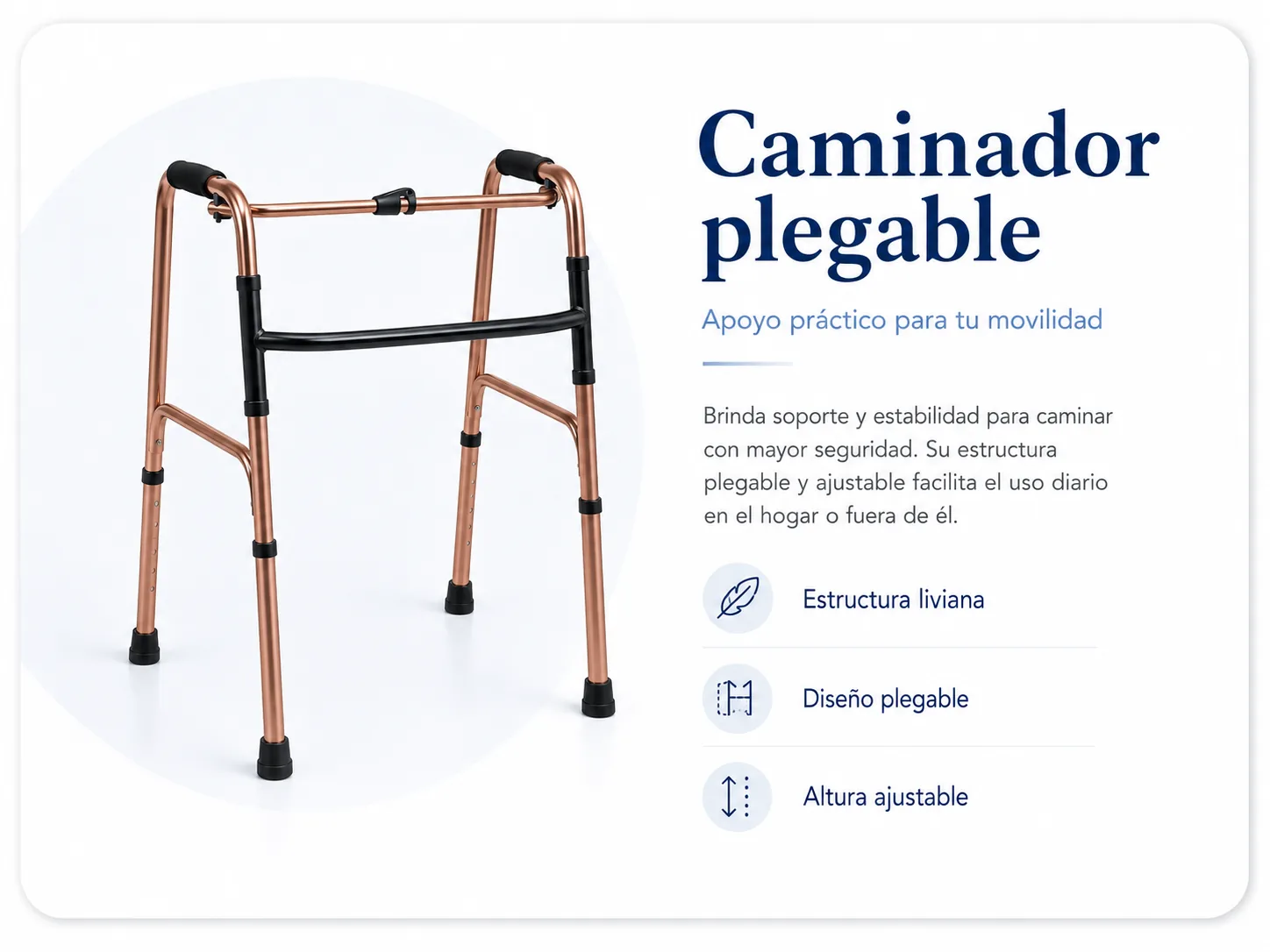Caminador Estandar REF FT403 — Movilidad