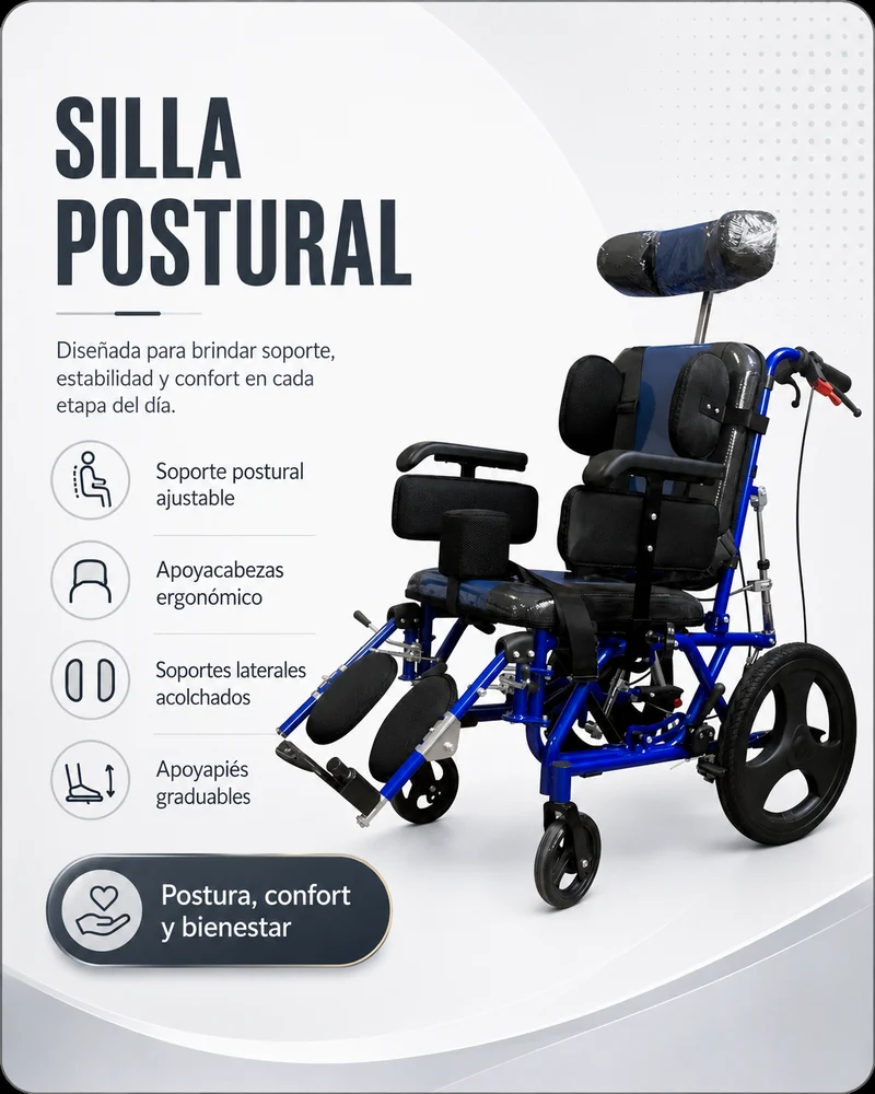 Silla de Ruedas Estandar Neurologica Pediatrica REF.VH881 — Movilidad