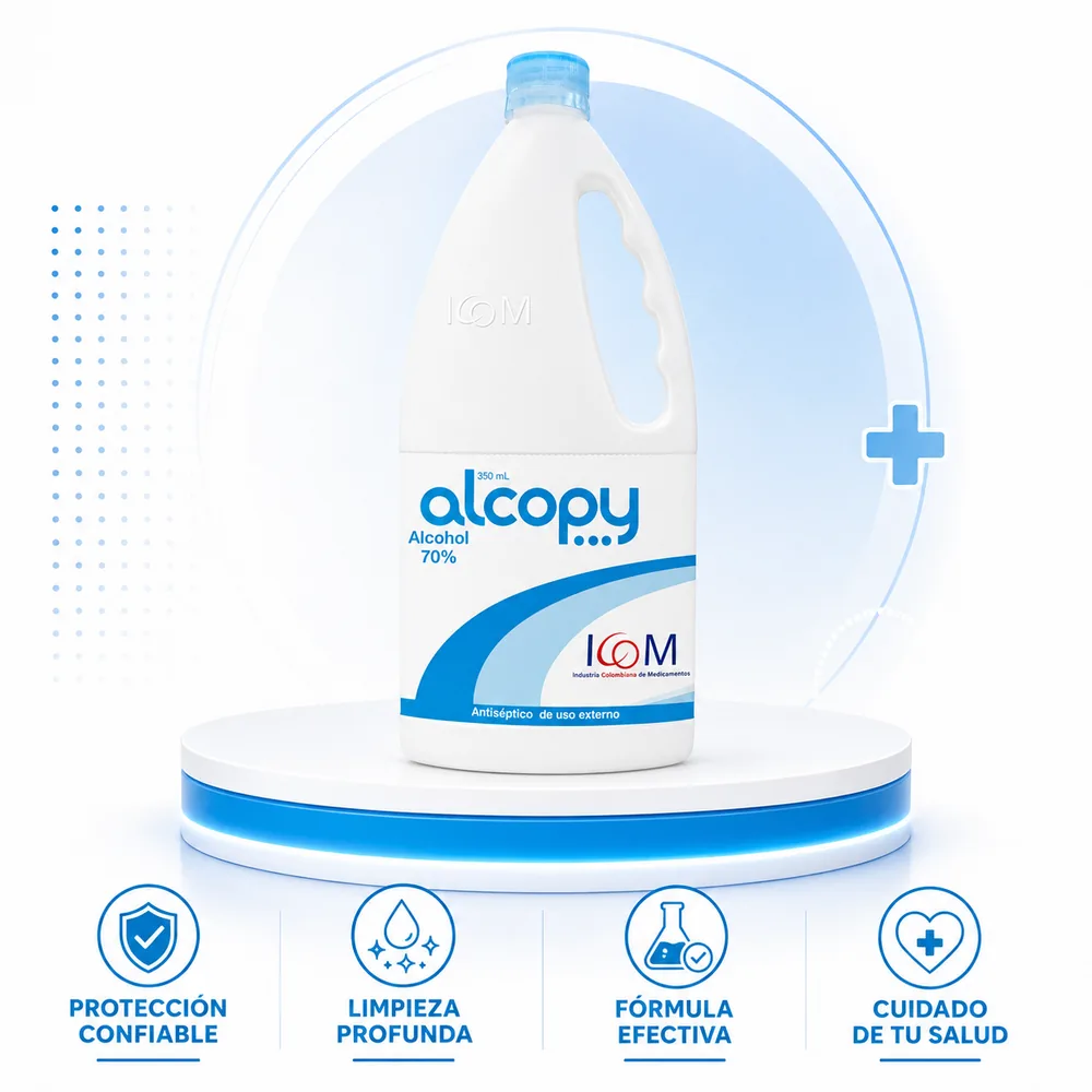 Alcohol Antiseptico 350 ML — Insumos médicos
