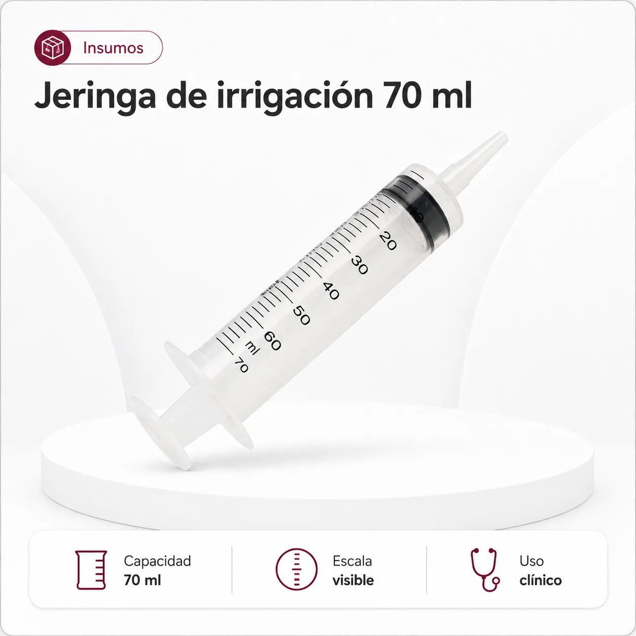 JERINGA DESECHABLE 60ml PUNTA CATETER — Insumos médicos