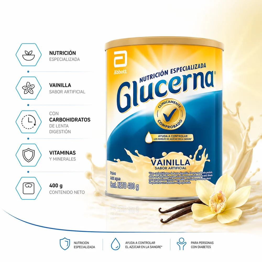Glucerna Vainilla Lata x 400 GR — Nutricionales