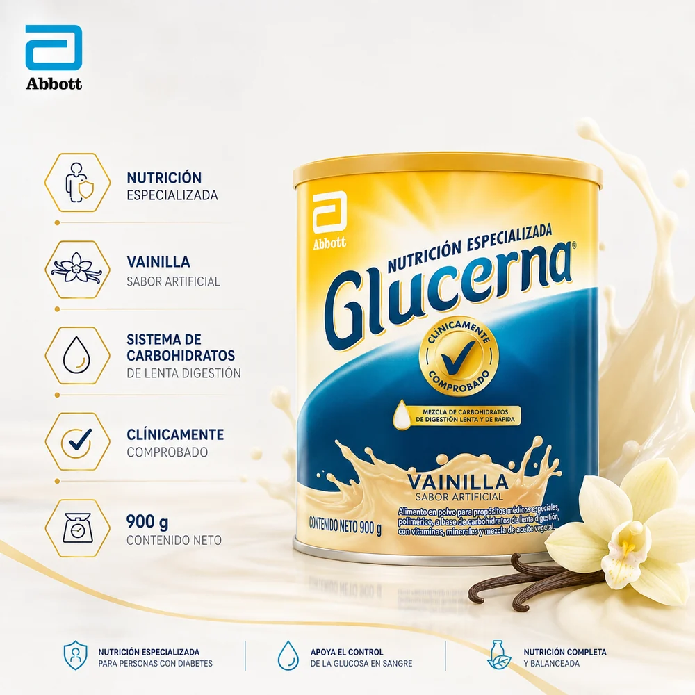 Glucerna Vainilla Lata x 850 GR — Nutricionales