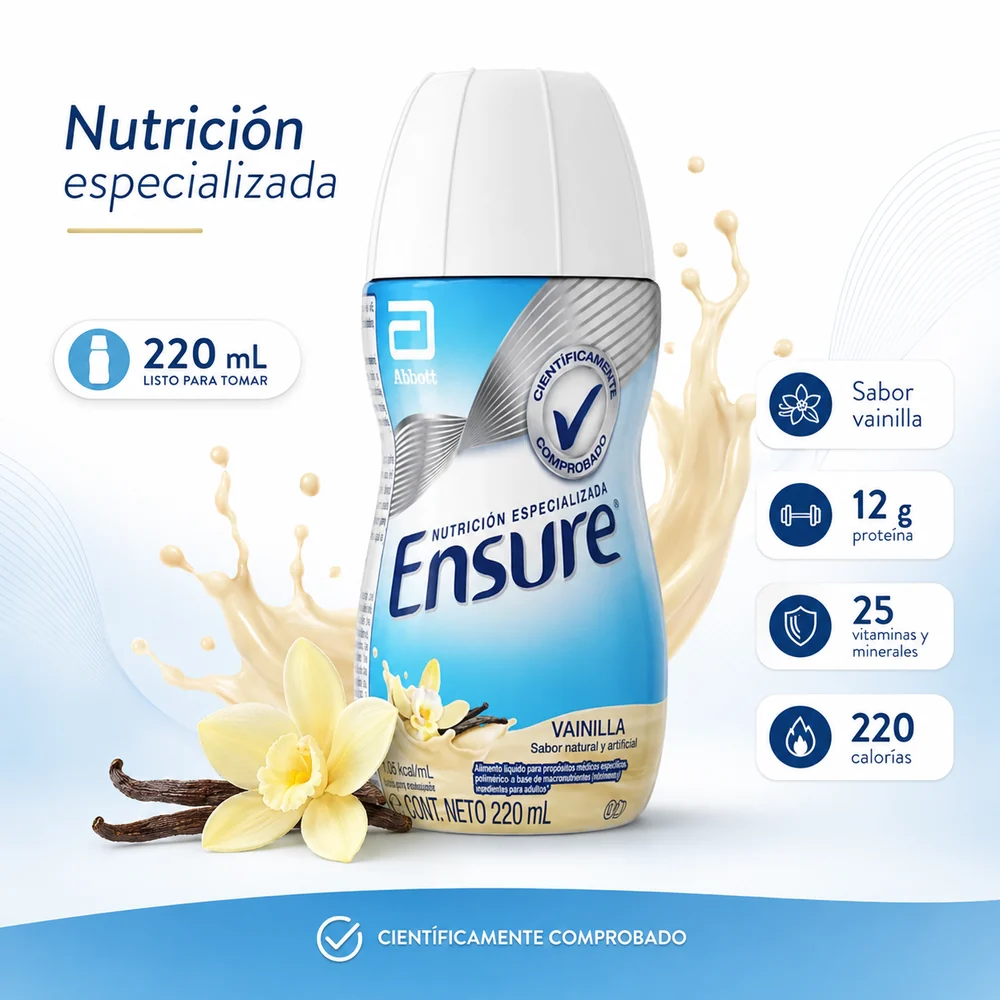 Ensure Vainilla x 220 ML — Nutricionales