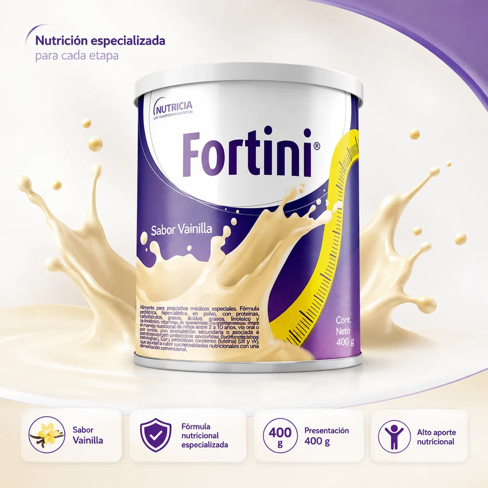 Fortini Vainilla Lata x 400 GR — Nutricionales