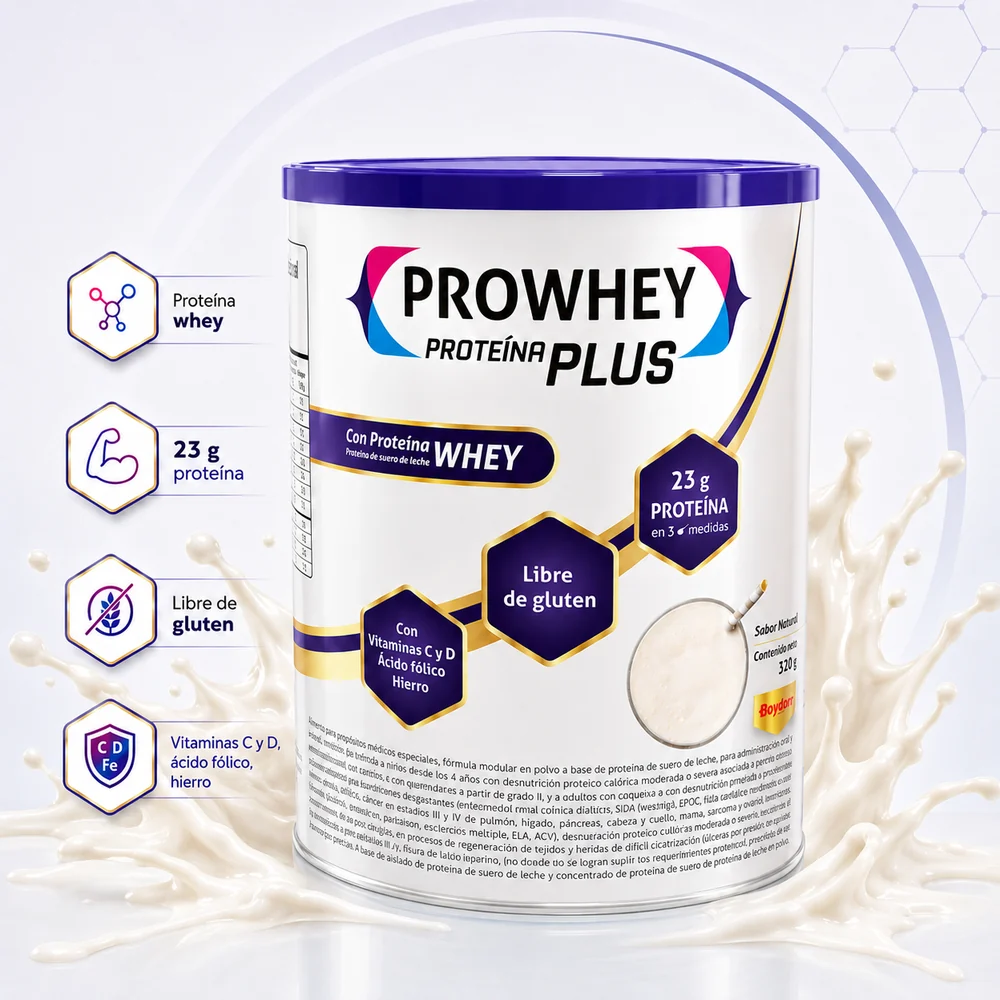 Prowhey Plus Natural Lata x 320 GR — Nutricionales
