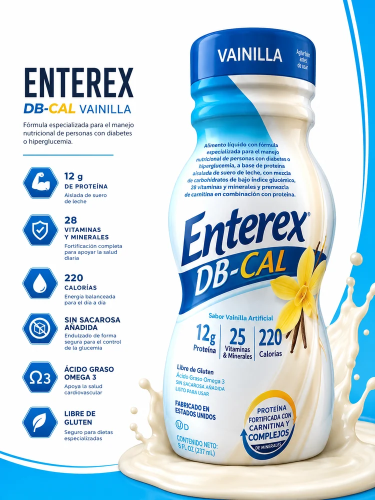 ENTEREX DB-CAL® FRASCO X 237 ml — Nutricionales