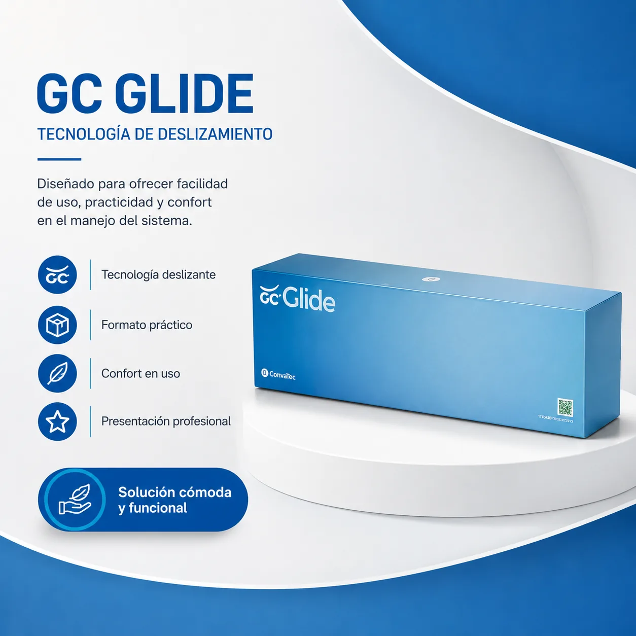 Sonda para Cateterismo Vesical 100% Hidrofílica Gentlecath Glide 08 FR / 40 CM — Insumos médicos