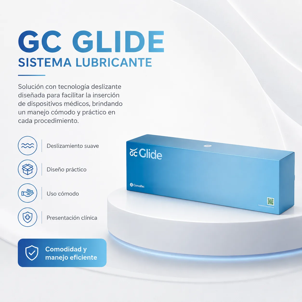 Sonda para Cateterismo Vesical 100% Hidrofílica Gentlecath Glide 08 FR / 18 CM — Insumos médicos
