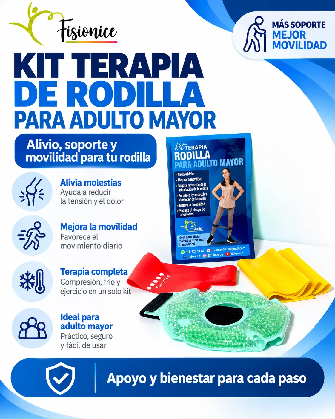 KIT Terapia de Rodilla para Adulto Mayor — Adulto mayor