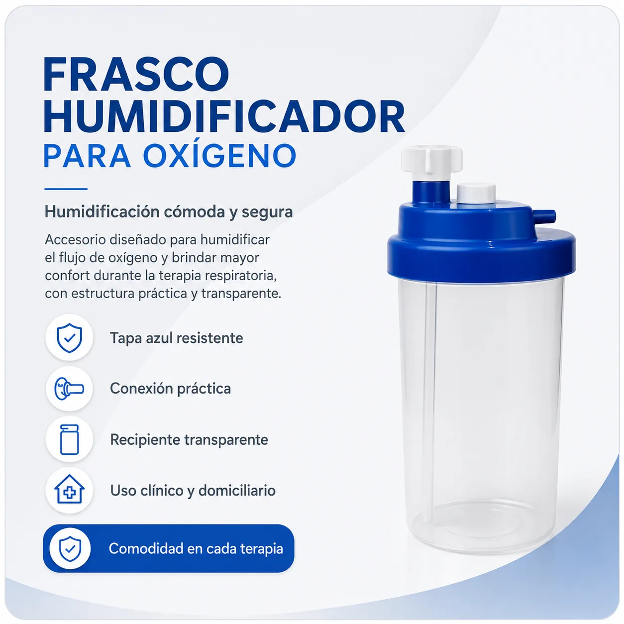 Humidificador de Oxigeno Medical — Terapia respiratoria