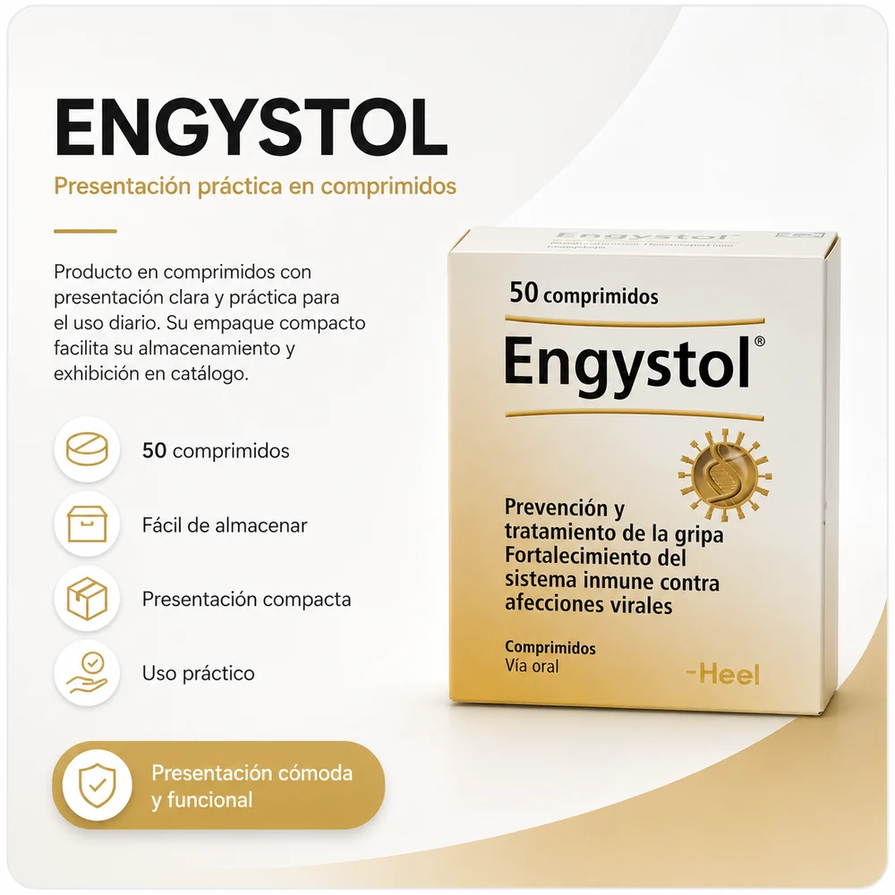 Engystol Comprimidos Frasco x 50 Comprimidos — Terapia respiratoria