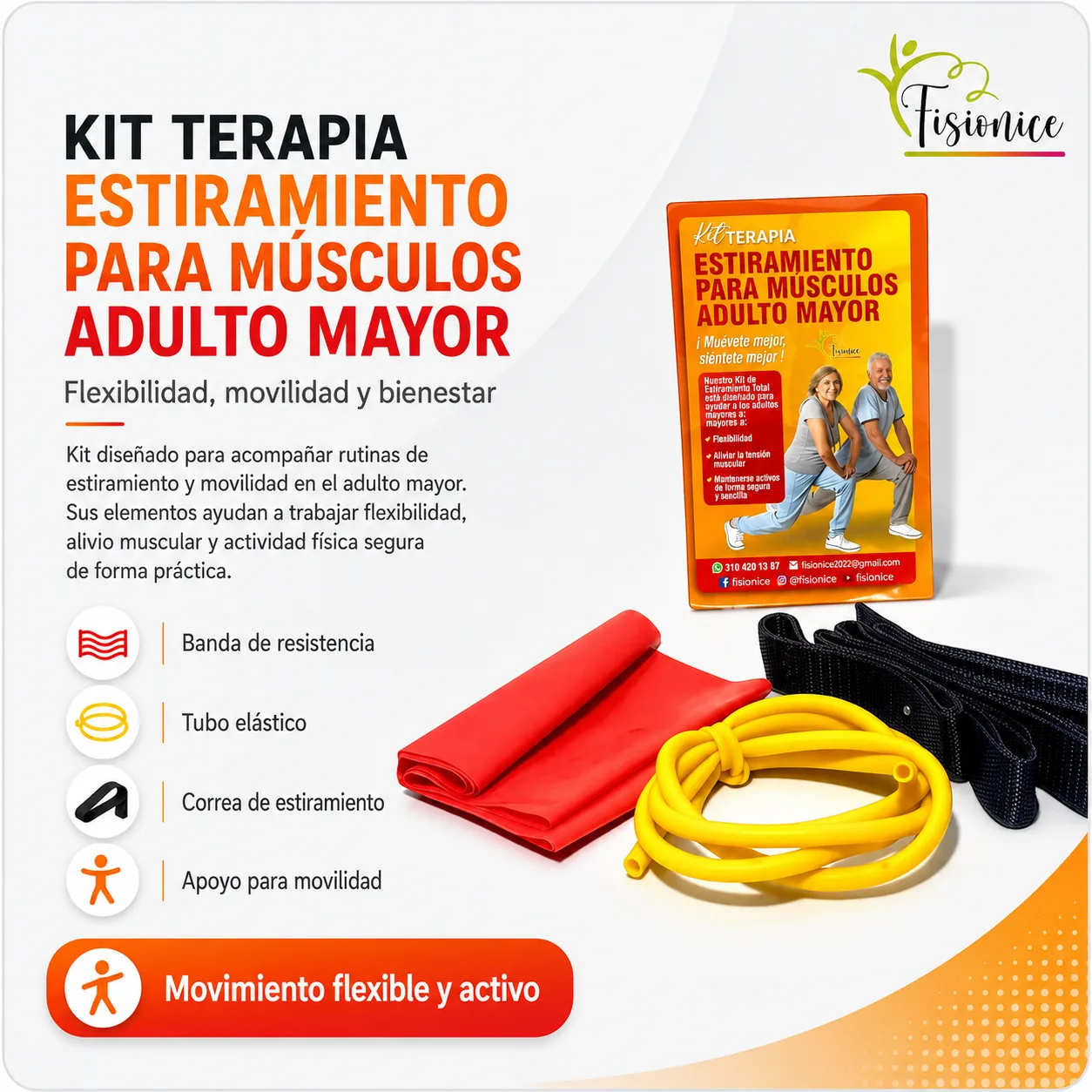 KIT Estiramiento Total de Musculos Adulto Mayor — Adulto mayor