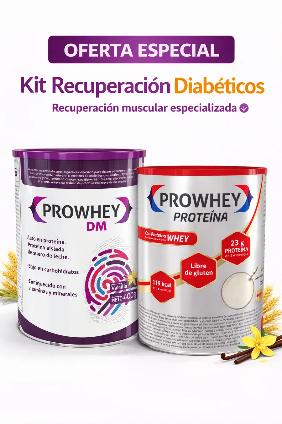 KIT Recuperacion Diabeticos — Adulto mayor