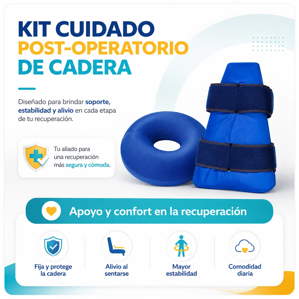 KIT Cuidado Post-operatorio de Cadera — Adulto mayor