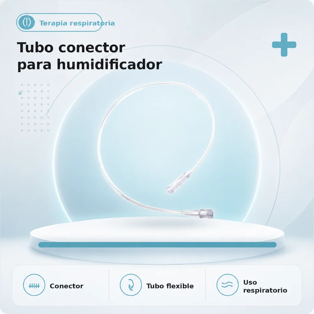 Tubo Conector para Humidifcador — Terapia respiratoria
